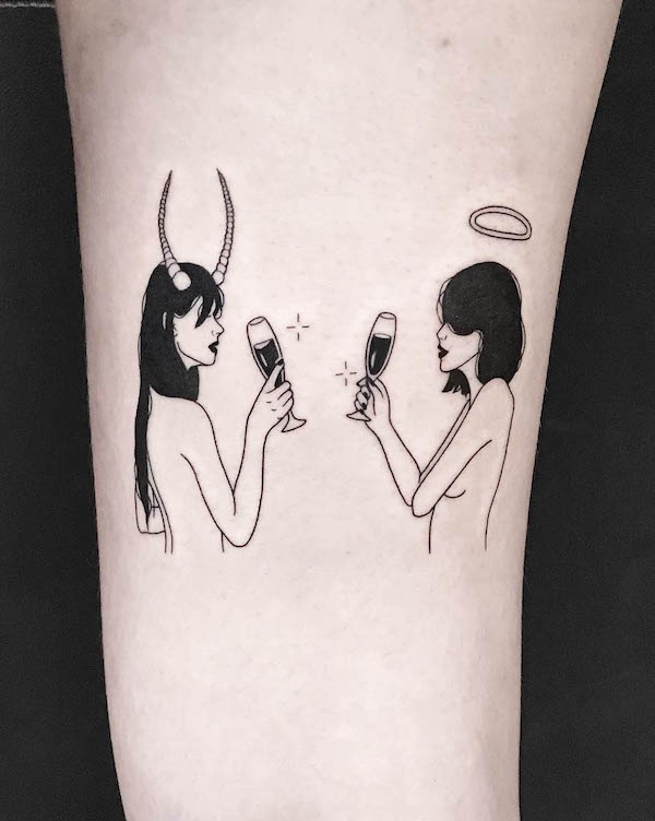 50 Gemini Tattoo Designs for the Social Butterflies of the Zodiac