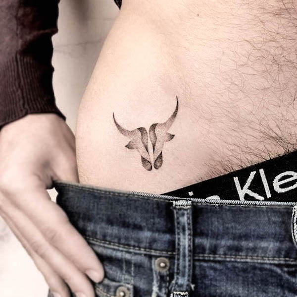 Tattoo uploaded by PK • Traditional bull tattoo by Andy Chiu #AndyChiu  #bulltattoo • Tattoodo
