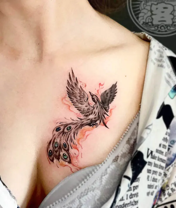 109 Best Phoenix Tattoos for Men  Rise From The Flames  Improb  Phoenix  tattoo Picture tattoos Phoenix tattoo design