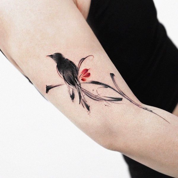 NYHC Tattoo on Twitter Red winged black bird by sweetytattoo New York  Hardcore Tattoos 127 Stanton Street New York NY 10002 2129790350 nyhc  newyorkhardcore nyhctattoos newyorkhardcoretattoos nyctattoo nyc les  lestattoo traditionaltattoo 