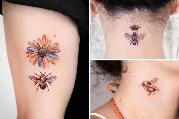 Bee tattoos