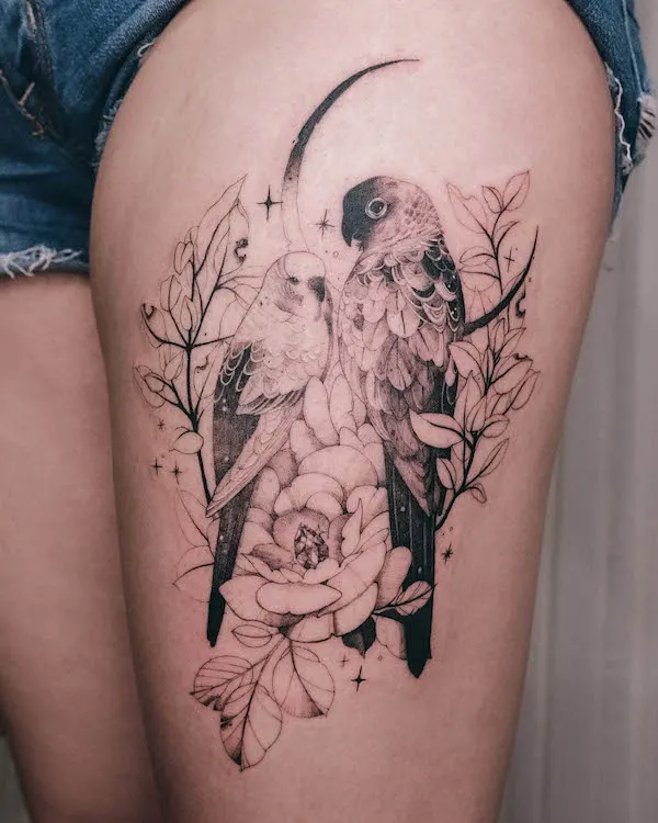 66 Alluring Thigh Tattoos For Women With Meaning - Our Mindful Life