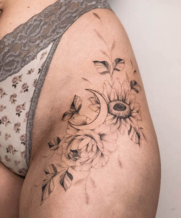 66 Alluring Thigh Tattoos For Women With Meaning  Our Mindful Life