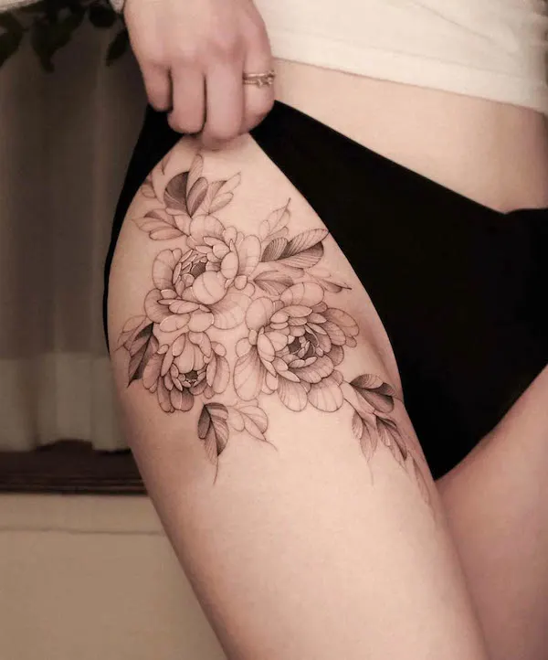 51 Top Thigh Tattoo Designs For Women  2023  Fabbon