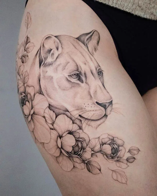 16 Best Thigh Tattoos for Women | Female Tattooers