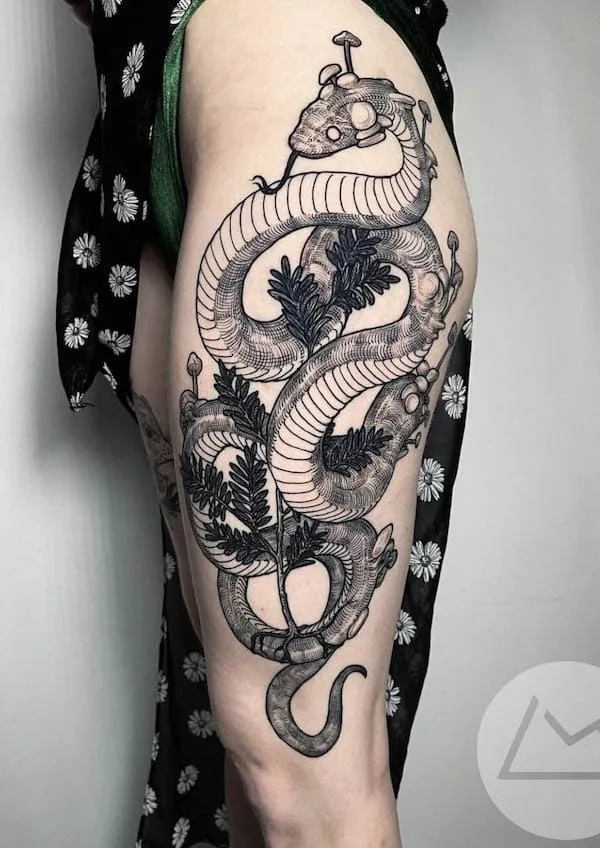 49 Gorgeous Snake Tattoos for Women with Meaning  Our Mindful Life