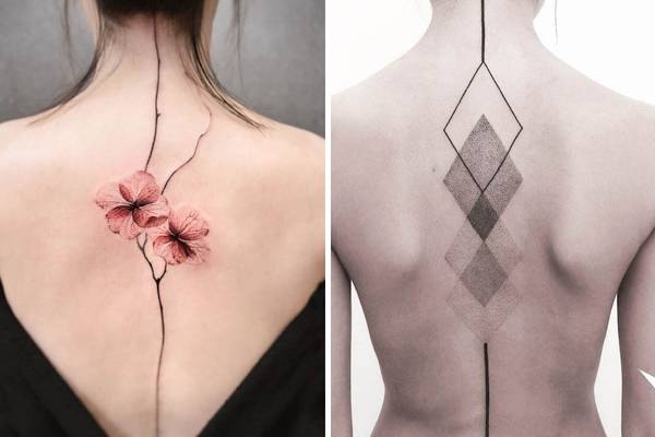 spine tattoos for women