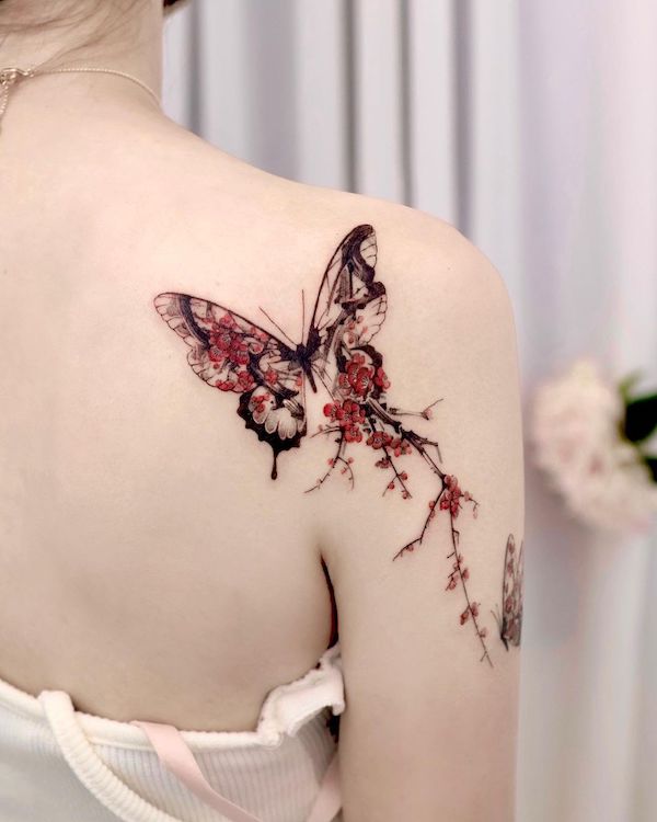 New beginning butterfly tattoo meaning