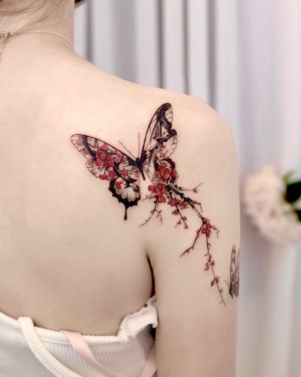 Tatuaggio Farfalla e rinascita di @forest__tt