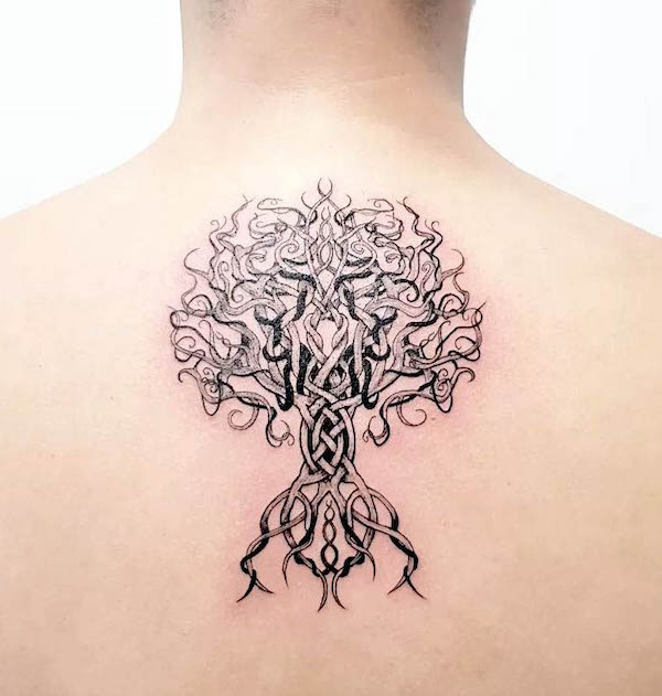 deconstructed trees  tattoo designs