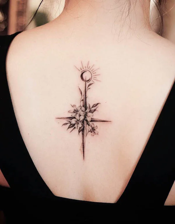 Vegvisir Icelandic Compass Tattoo @ Irezumi Ink Reykjavik Iceland | Viking  tattoos, Compass tattoo, Viking compass tattoo