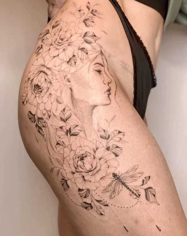 Birds on Hip Tattoo Idea | Hip tattoo designs, Tattoo designs for women,  Little bird tattoos