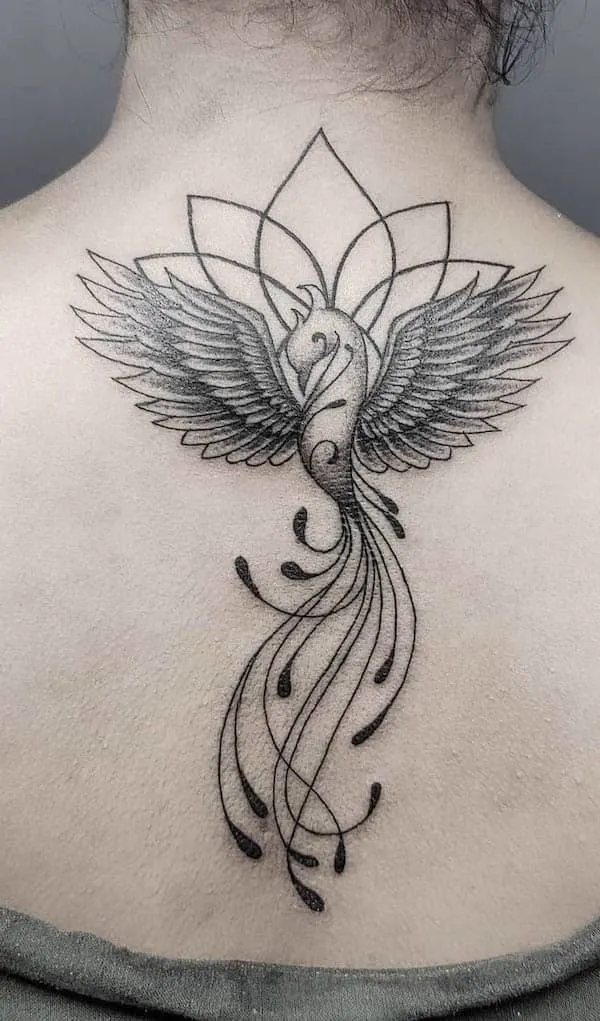 Phoenix tattoo by @subzcanvas