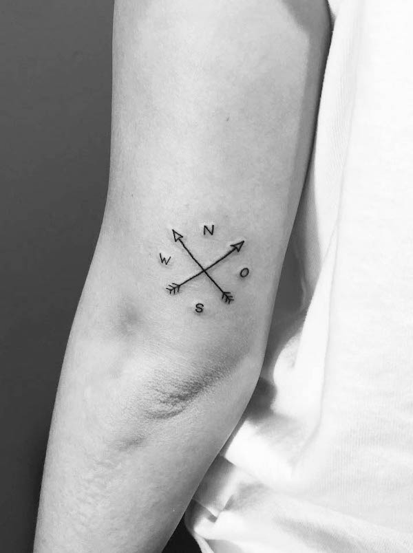 Timeless Compass Tattoo Designs for Men and Women