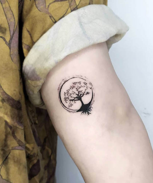 Tree of life symbol tattoo