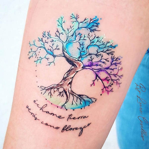 Tattoo uploaded by Hannah  Mother Nature tree of life with hidden things  for loved ones  Tattoodo