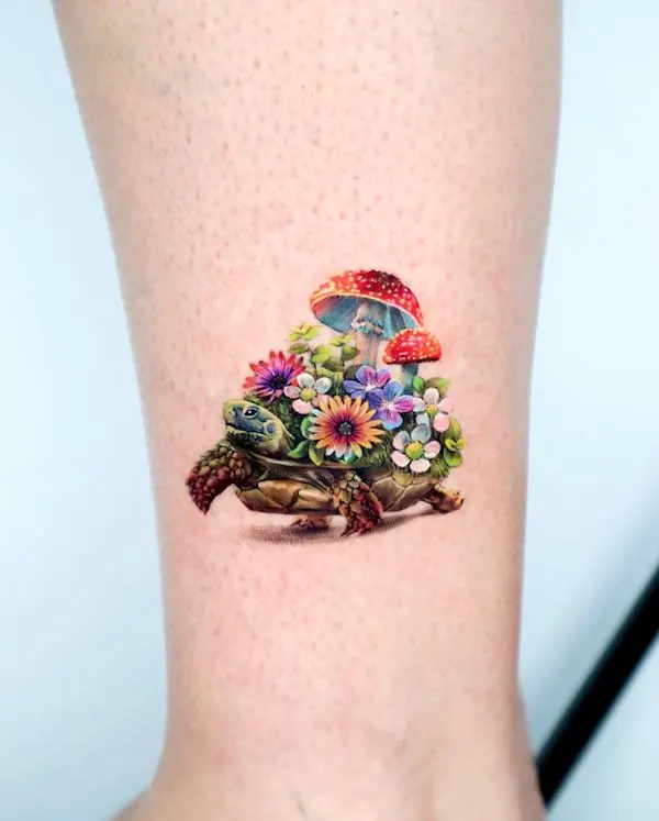 45 Unique and Beautiful Turtle Tattoos - Our Mindful Life