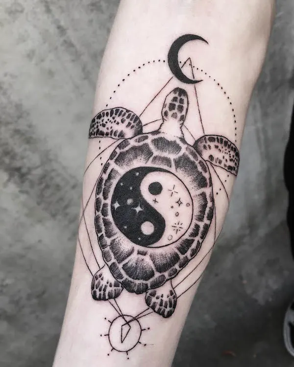 Turtle tattoo by Bicem Sinik  Tattoogridnet