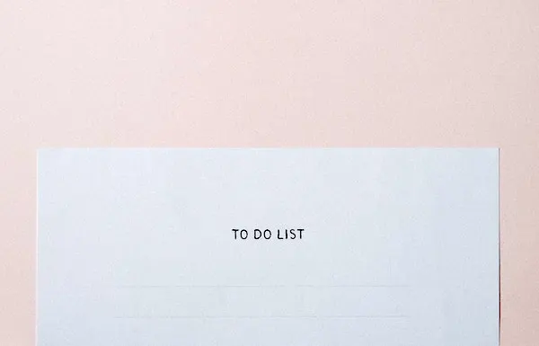 keep a short to do list
