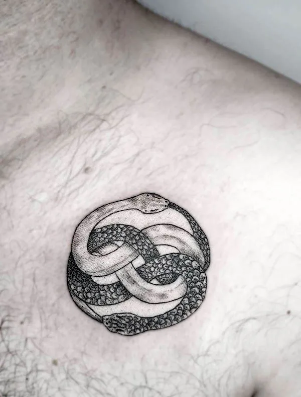 14 Snake Tattoo Meanings + Serpent & Ouroboros Tattoo Ideas