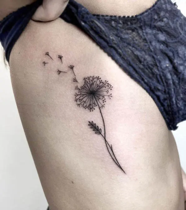 14 Sheets Dandelion temporary tattoos for women Waterproof Realistic Flying  Birds Butterfly For Women Girls Body Leg Arm Hand Wrist Neck Decoration