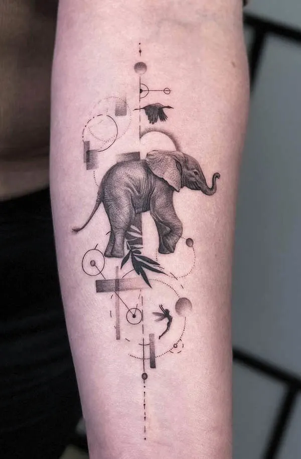 Tattoo uploaded by Lucy Ballou  mandala elephant dotwork  Tattoodo