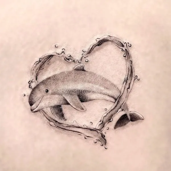Tattoosday (A Tattoo Blog): Tattoosday #5: Dolphins, Shackles and Skulls,  oh My!