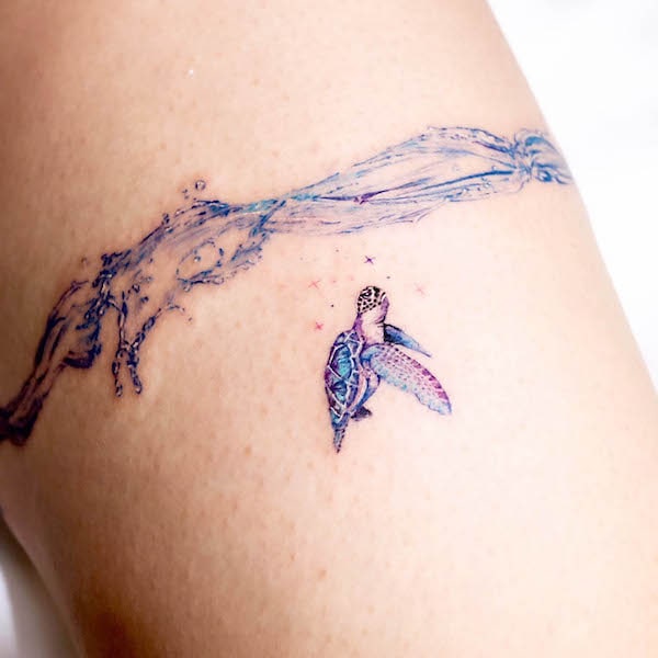 56 Elegant Water Tattoos With Meaning - Our Mindful Life