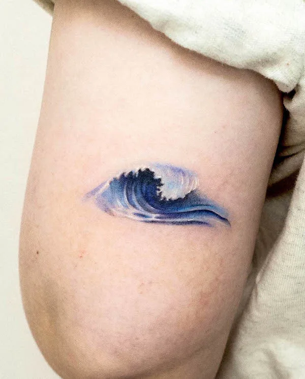 60 Wave Tattoo Designs for Men [2024 Inspiration Guide] | Waves tattoo, Wave  tattoo design, Tattoo designs