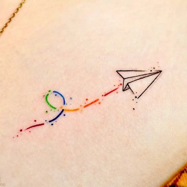 55 Unique Airplane Tattoos with Meaning - Our Mindful Life