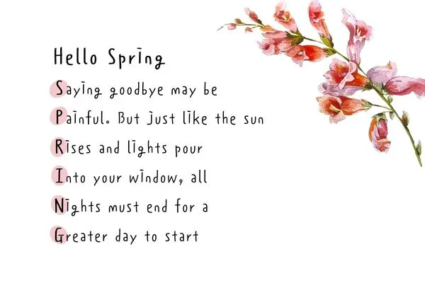 Spring sayings and quotes