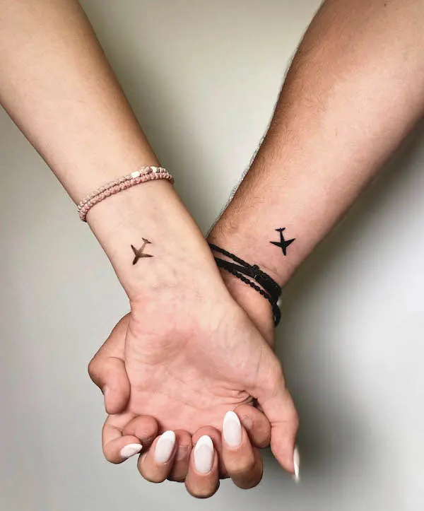 Matching Tattoos | Couple Tattoo Ideas | Skin Design Tattoo