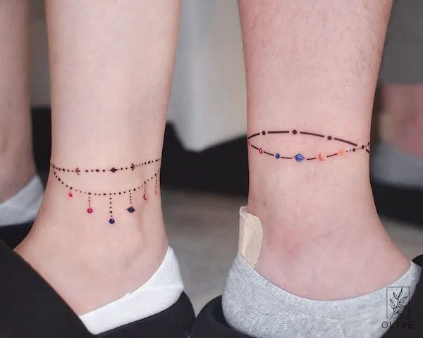 50 Trending Anklet Tattoo Designs  Tattoo Designs  TattoosBagcom