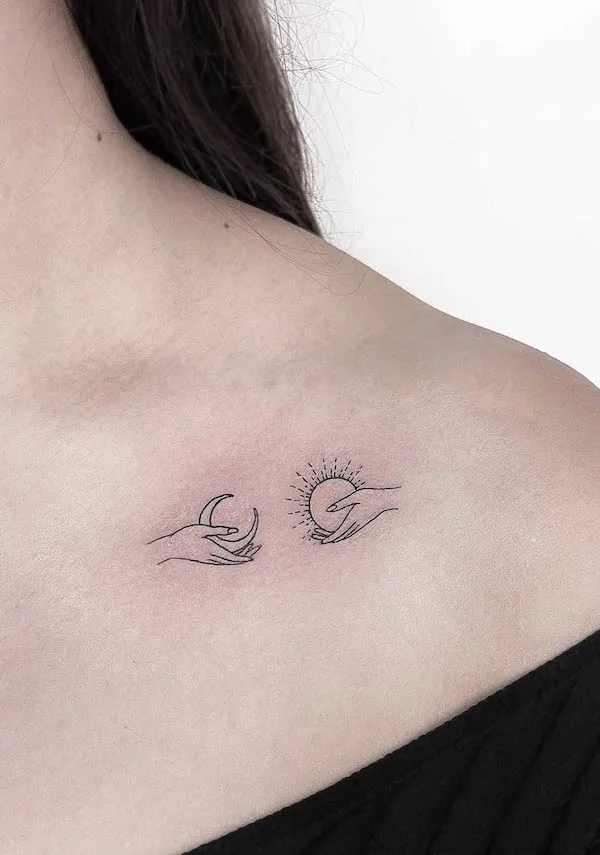 57 Gorgeous Collarbone Tattoos For Women Our Mindful Life #4 57 Gorgeous Collarbone Tattoos For Women Our Mindful Life