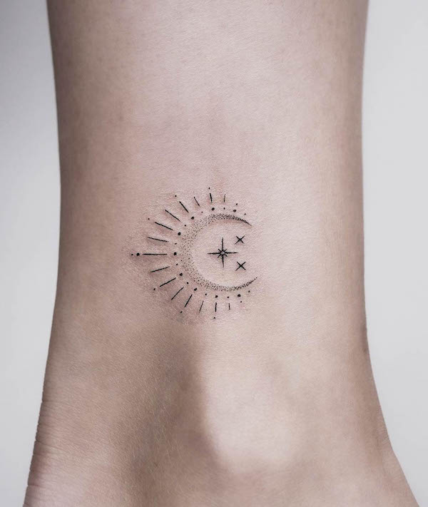 Sun And Moon Tattoos Meanings Ideas and Design Inspiration  TribeTats