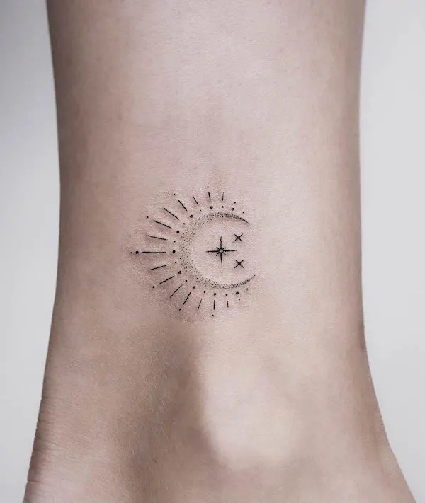 100 Stylish Sun And Moon Tattoos With Meanings  The Trend Scout