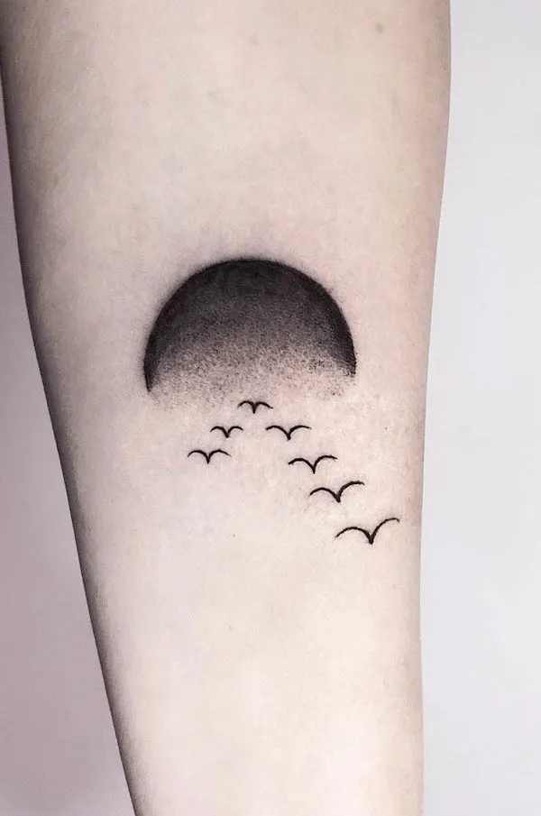 Flying to the sun tattoo by @justjoe_ink