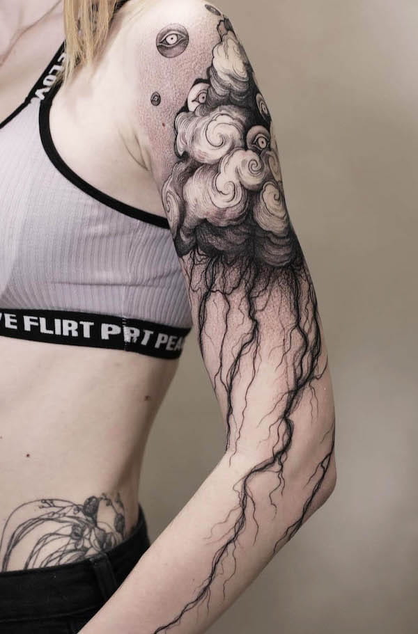 30 Best Black Cloud Tattoo Ideas  Read This First