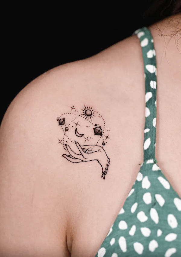 The 9 Best Sun and Moon Tattoo Designs  What They Mean