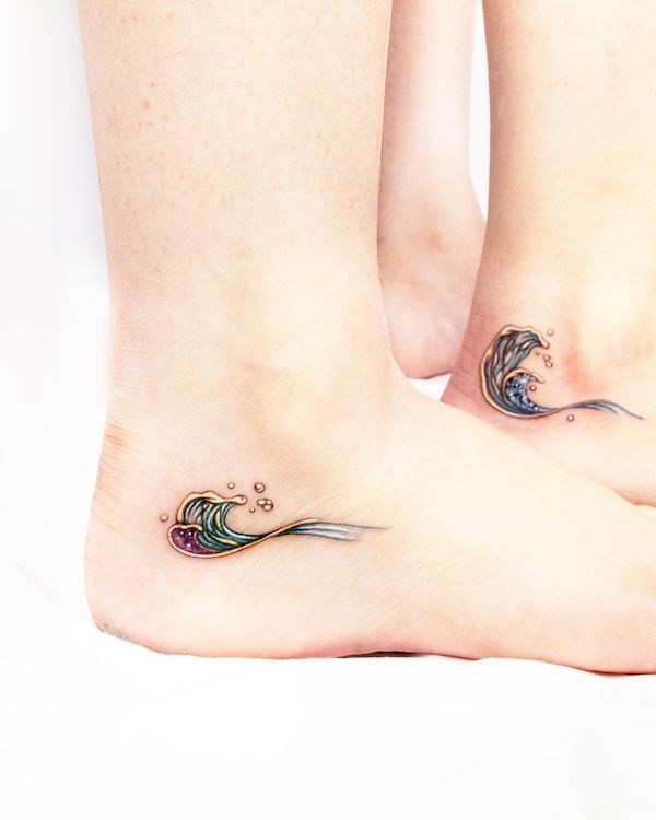 33 Delightful Ankle Bracelet Tattoos for Women - TattooBlend-cheohanoi.vn