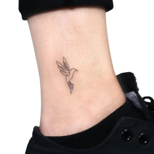 Top 92+ about bird ankle tattoo unmissable .vn
