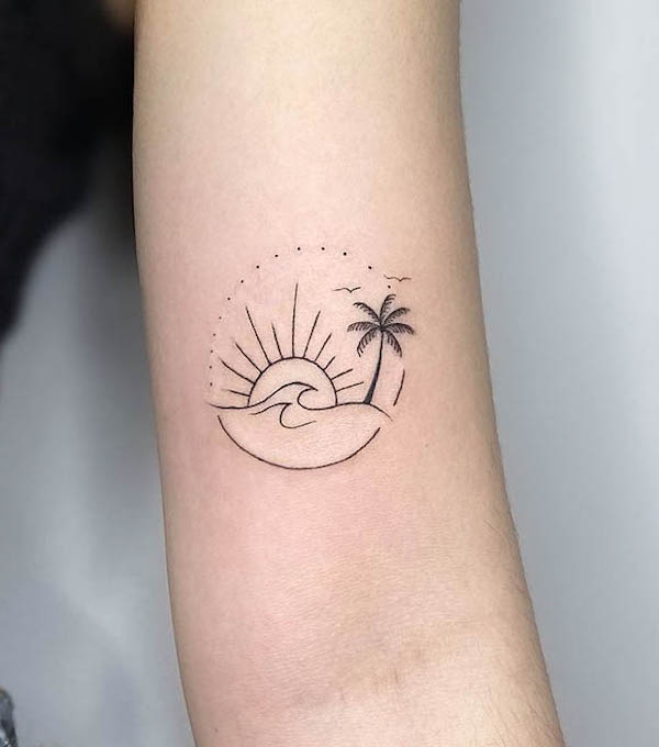 Sun and sea tattoo meaning