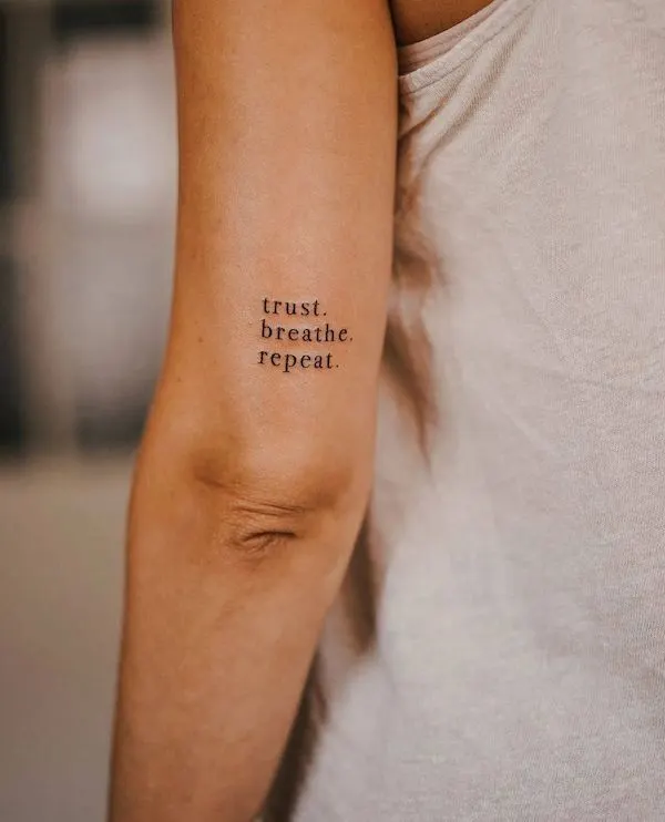 Trust breathe repeat by @atelier.l.rosie