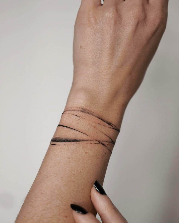 Powerful Armband Tattoo in Bangalore  Machu Tattoo