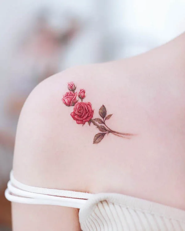 96 Gorgeous Rose Tattoos For Men And