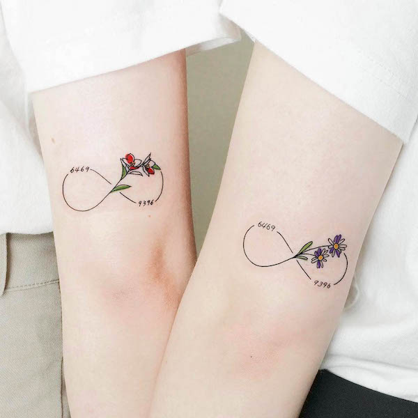 46 Sister Tattoos to Make Your Bond Permanent  Tattoos for daughters  Matching sister tattoos Mother tattoos