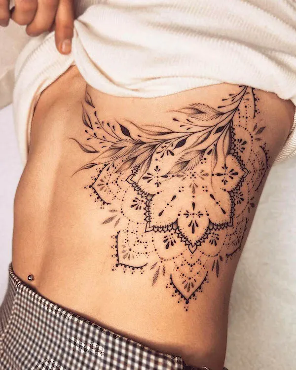 40 Intricate Mandala Tattoo Designs  Art and Design