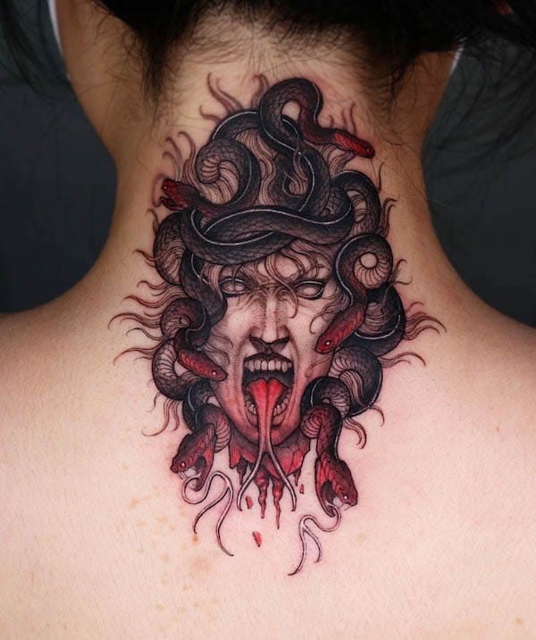 Neck clock tattoo by jerrrroen on DeviantArt