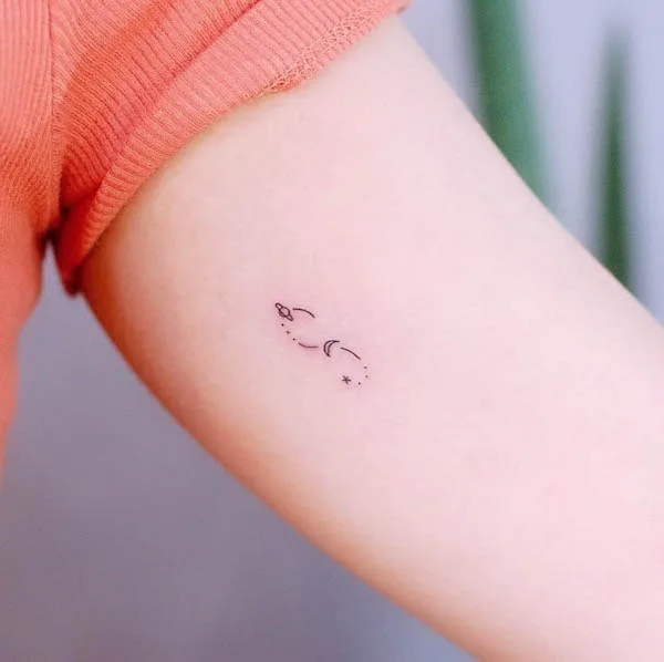 Dainty small infinity tattoo by @wittybutton_tattoo