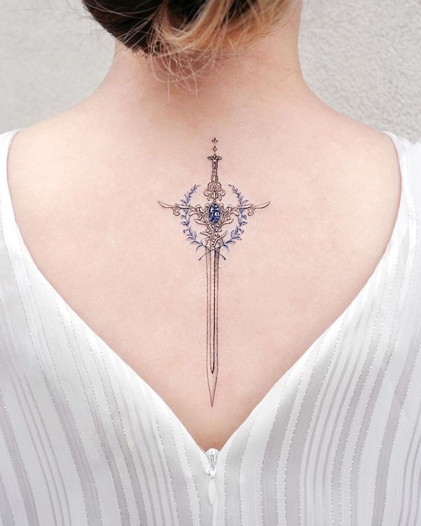 101 Best Sword Tattoo On Back Ideas That Will Blow Your Mind  Outsons